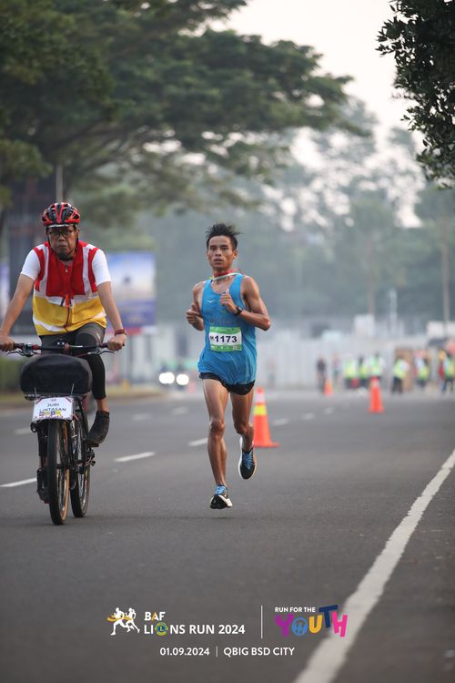 Race photo from BAF LIONS RUN 2024