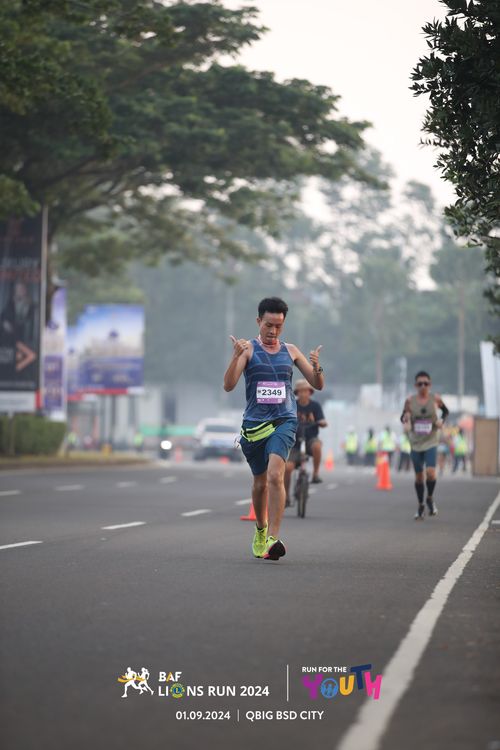 Race photo from BAF LIONS RUN 2024