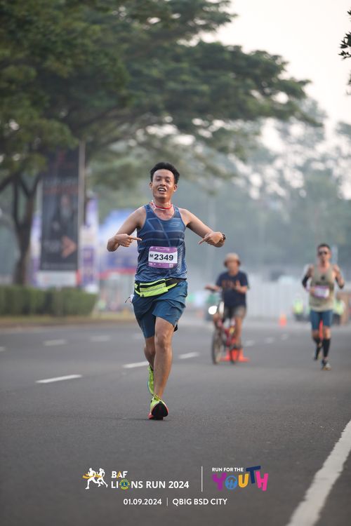 Race photo from BAF LIONS RUN 2024
