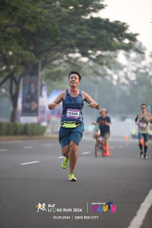 Race photo from BAF LIONS RUN 2024