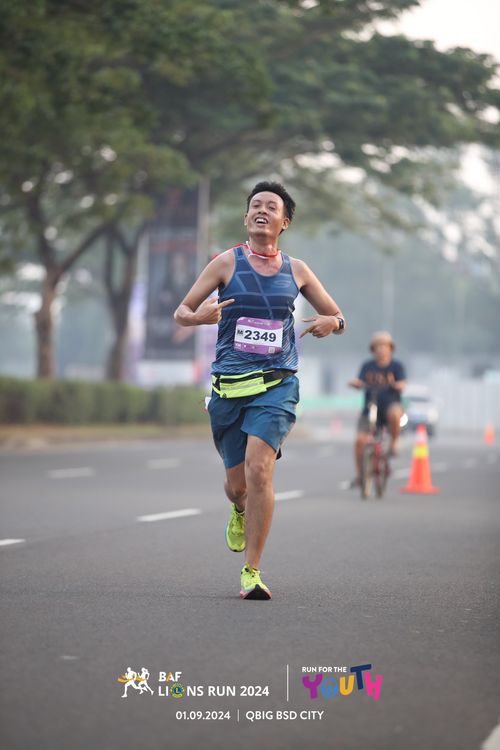 Race photo from BAF LIONS RUN 2024