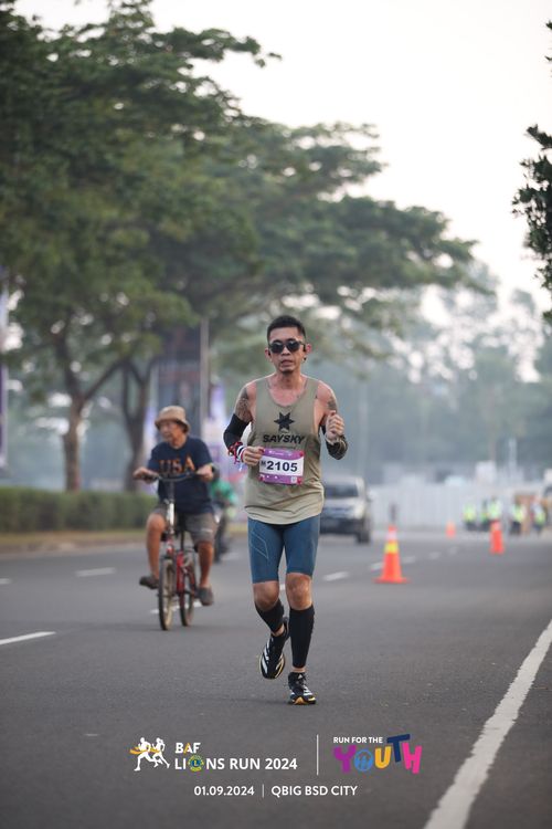 Race photo from BAF LIONS RUN 2024