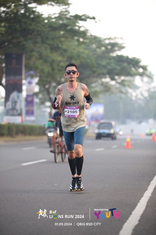 Race photo from BAF LIONS RUN 2024