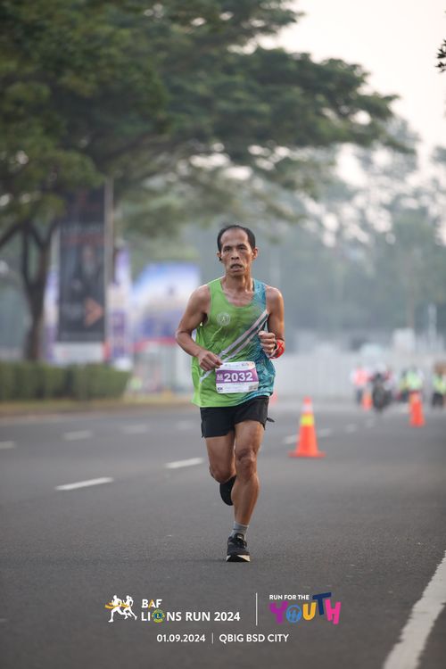Race photo from BAF LIONS RUN 2024