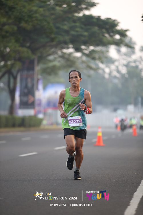 Race photo from BAF LIONS RUN 2024