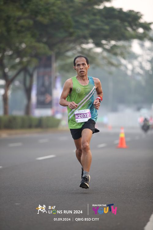 Race photo from BAF LIONS RUN 2024