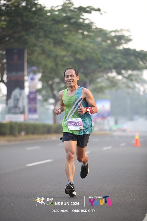 Race photo from BAF LIONS RUN 2024