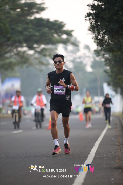 Race photo from BAF LIONS RUN 2024