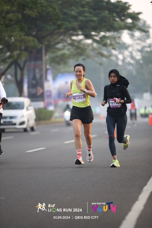 Race photo from BAF LIONS RUN 2024