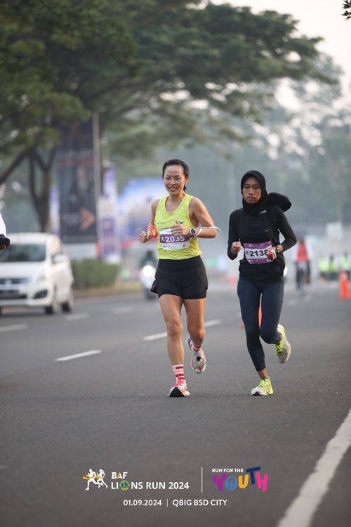 Race photo from BAF LIONS RUN 2024
