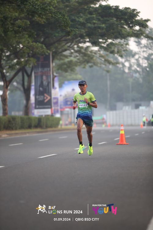 Race photo from BAF LIONS RUN 2024