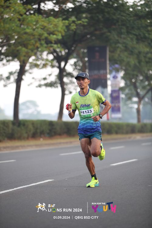Race photo from BAF LIONS RUN 2024