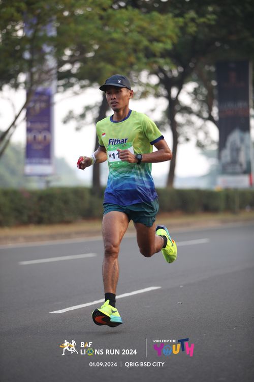 Race photo from BAF LIONS RUN 2024