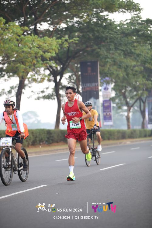 Race photo from BAF LIONS RUN 2024