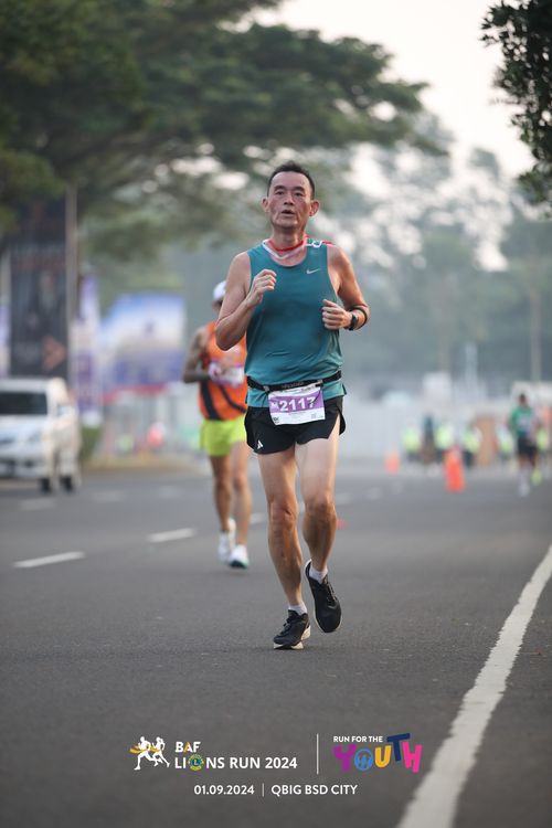 Race photo from BAF LIONS RUN 2024
