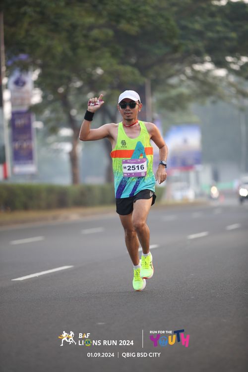 Race photo from BAF LIONS RUN 2024
