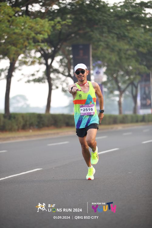 Race photo from BAF LIONS RUN 2024