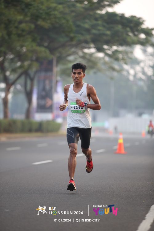 Race photo from BAF LIONS RUN 2024