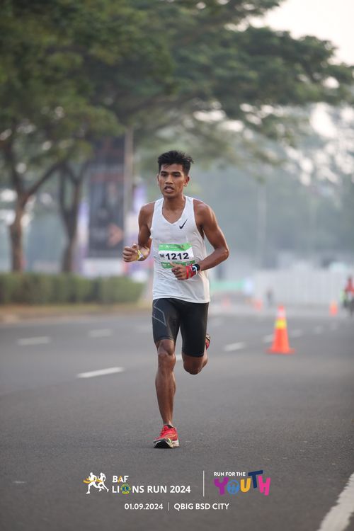 Race photo from BAF LIONS RUN 2024