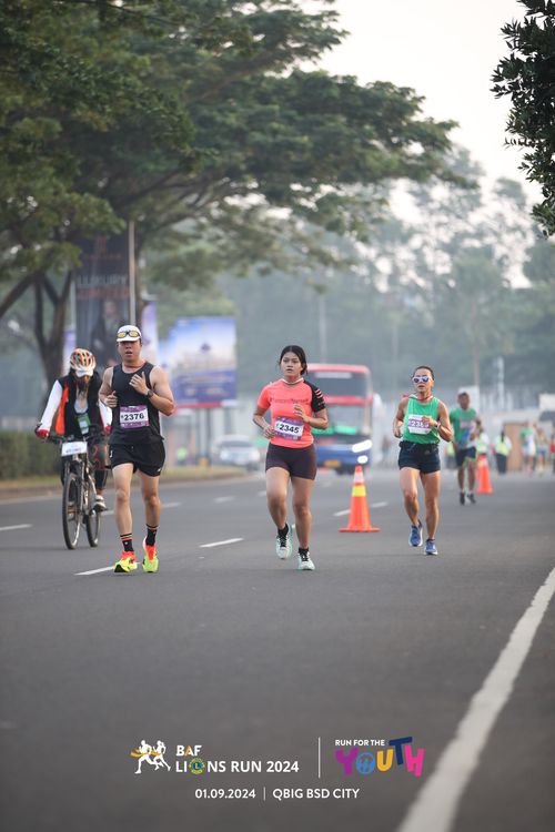 Race photo from BAF LIONS RUN 2024