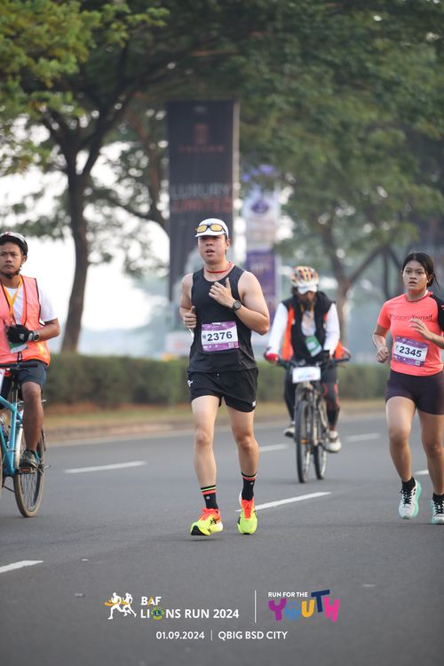 Race photo from BAF LIONS RUN 2024