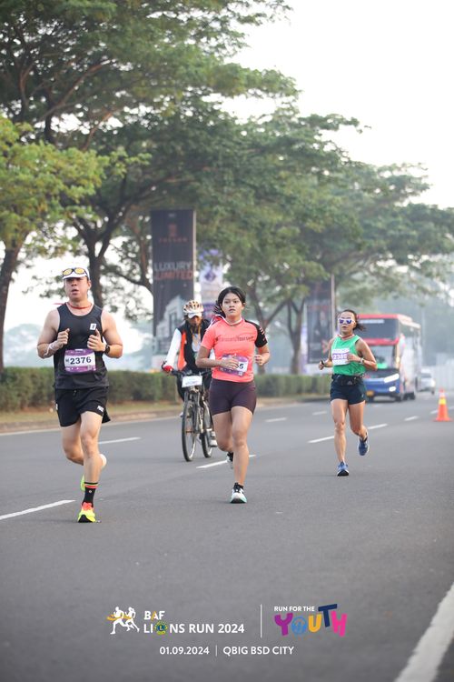 Race photo from BAF LIONS RUN 2024