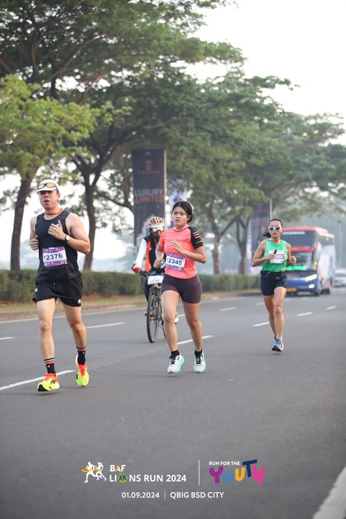Race photo from BAF LIONS RUN 2024