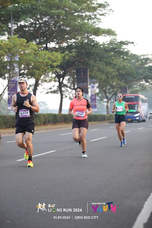 Race photo from BAF LIONS RUN 2024