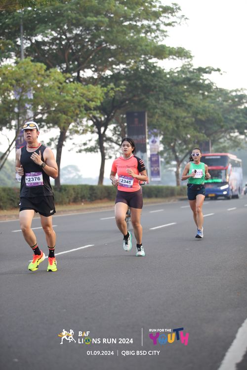Race photo from BAF LIONS RUN 2024