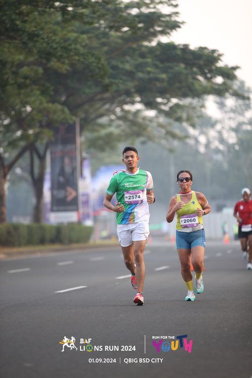 Race photo from BAF LIONS RUN 2024