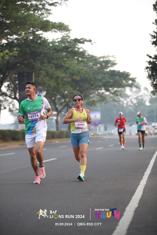 Race photo from BAF LIONS RUN 2024