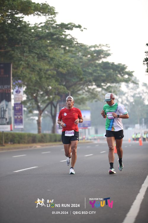 Race photo from BAF LIONS RUN 2024
