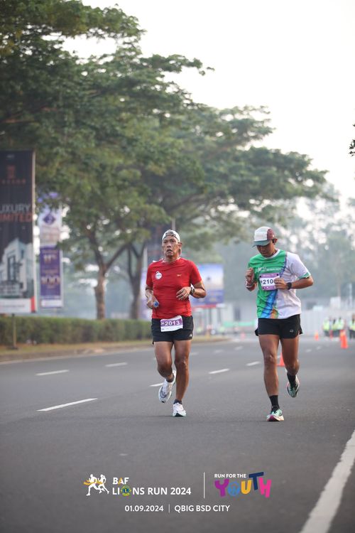 Race photo from BAF LIONS RUN 2024