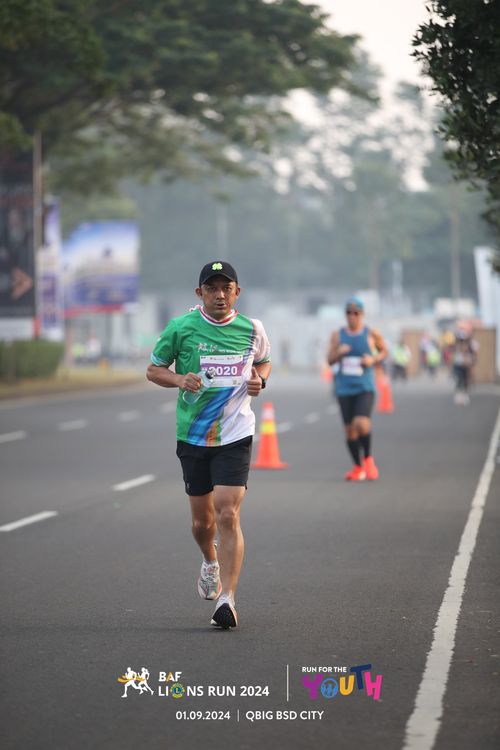 Race photo from BAF LIONS RUN 2024