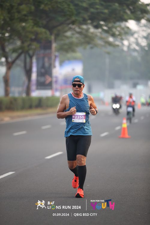 Race photo from BAF LIONS RUN 2024