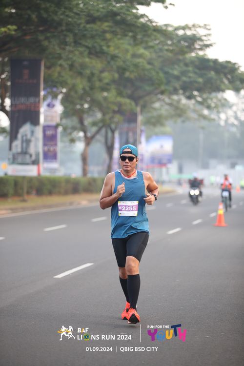 Race photo from BAF LIONS RUN 2024