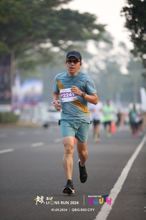 Race photo from BAF LIONS RUN 2024