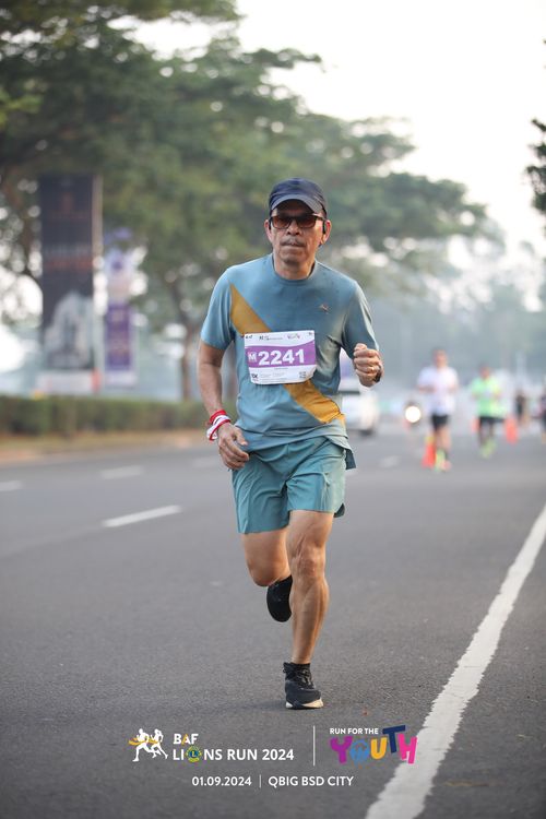Race photo from BAF LIONS RUN 2024