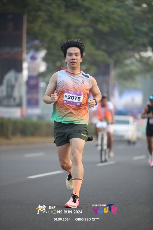 Race photo from BAF LIONS RUN 2024
