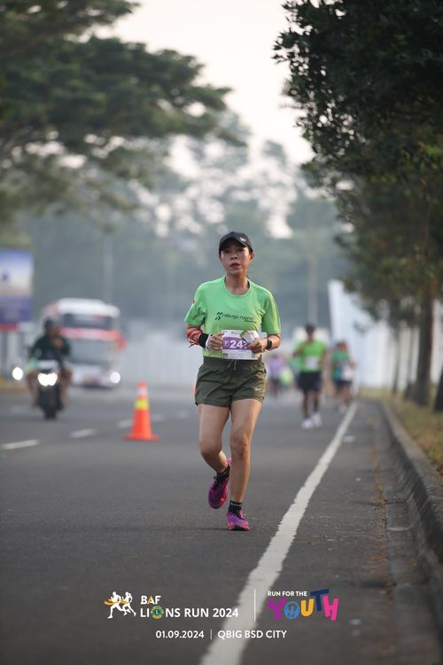 Race photo from BAF LIONS RUN 2024
