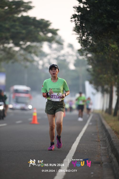 Race photo from BAF LIONS RUN 2024
