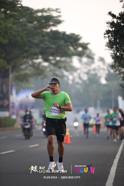 Race photo from BAF LIONS RUN 2024