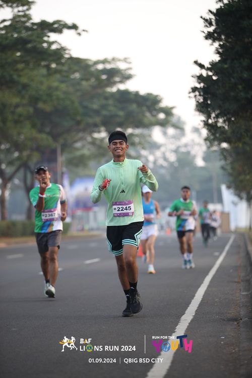 Race photo from BAF LIONS RUN 2024