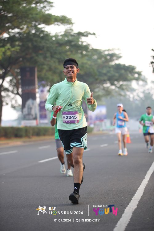 Race photo from BAF LIONS RUN 2024