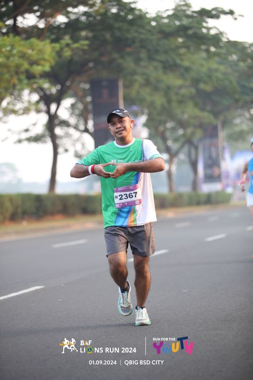 Race photo from BAF LIONS RUN 2024