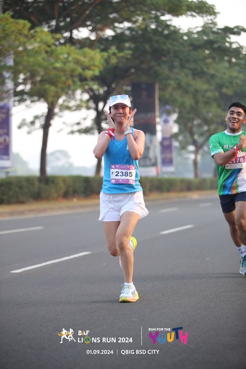 Race photo from BAF LIONS RUN 2024