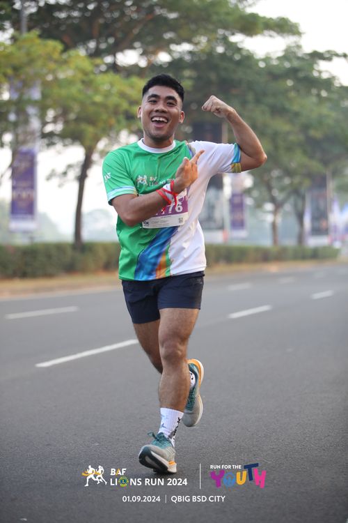 Race photo from BAF LIONS RUN 2024