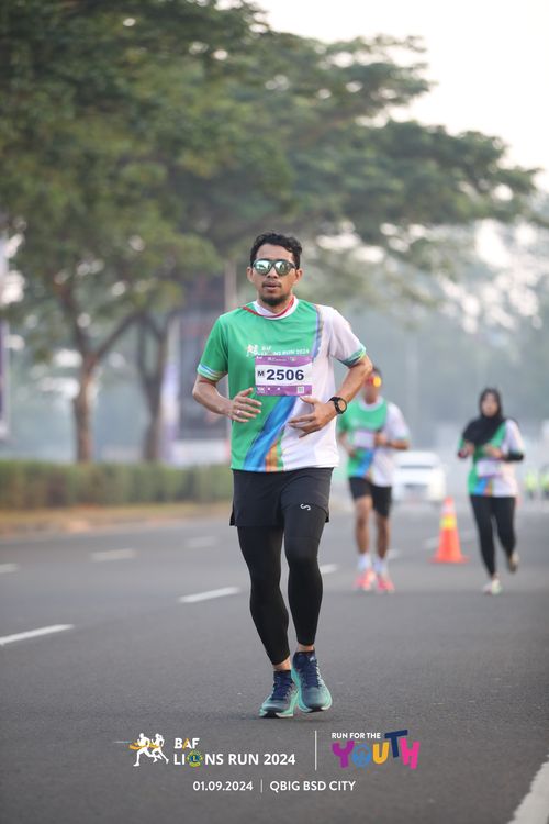 Race photo from BAF LIONS RUN 2024