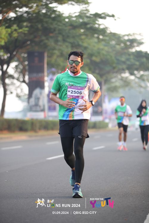 Race photo from BAF LIONS RUN 2024
