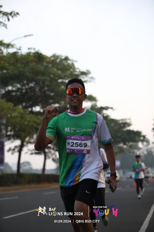 Race photo from BAF LIONS RUN 2024